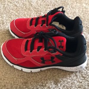 Youth boys Under Armour sneakers.